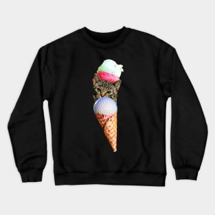 Kitty Golf Ice Cream Crewneck Sweatshirt